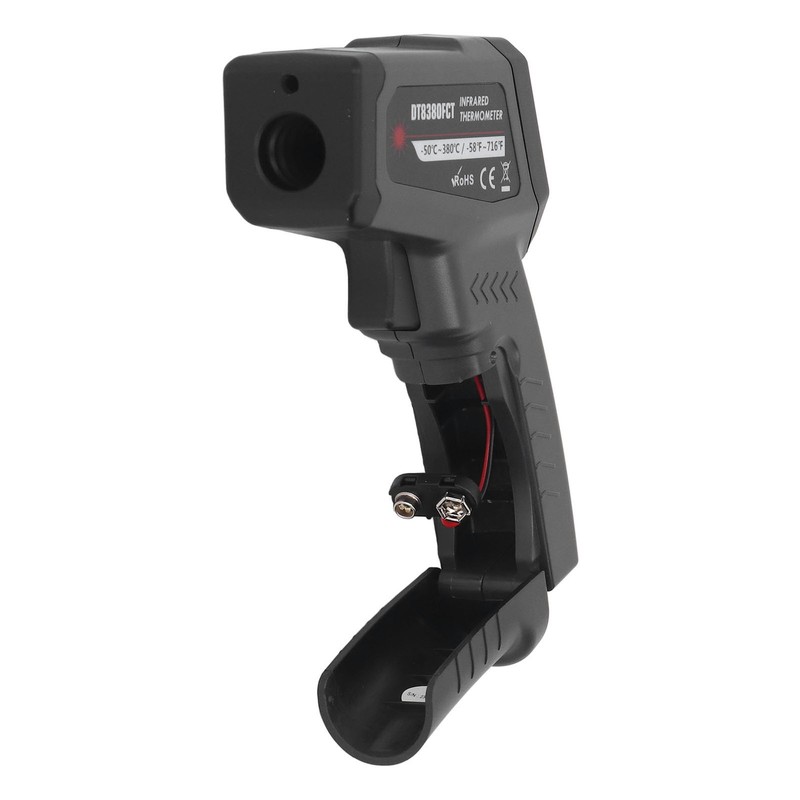 Infrared Thermometer for Cooking Food Temperature Gun Adjustable 12:1 Emissivity