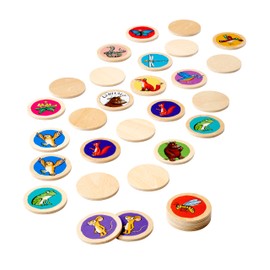 Eichhorn - Gruffalo Remember Game, Memory Game with 30 Wooden Pieces, FSC 100% Certified Poplar Wood, for Children from 3 Years