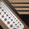 Weewooday Stainless Steel Drill Gauges for 1/16 Inch to 1/2