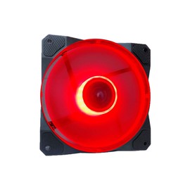 APEVIA CO12L-RD Cosmos 120mm Red LED Ultra Silent Case Fan w/ 16 LEDs & Anti-Vibration Rubber Pads