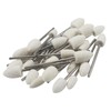 Luo ke 75mm Extra Long Flet Polishing Bits, 1/8'' Extented