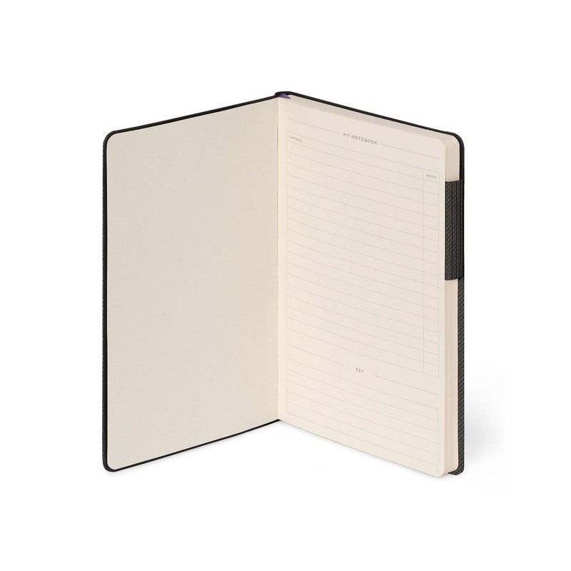 Legami - My Notebook, Deep Graphite, Medium, Lined 6 mm,