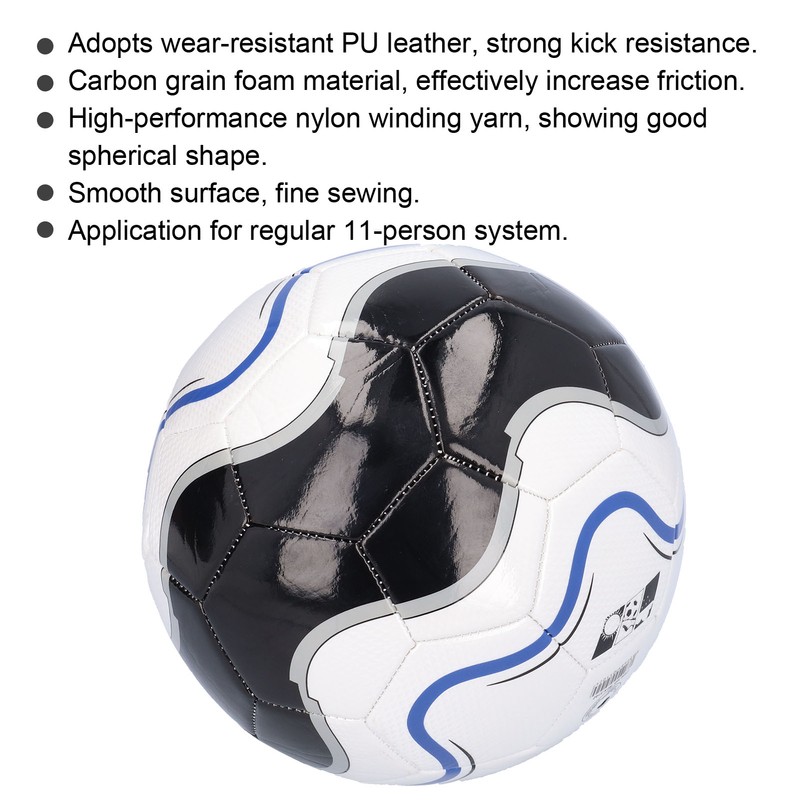 REGAIL Size 5 Soccer Ball Football Sport Ball Machine Stitched