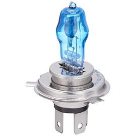 e-auto fun Halogen Bulb H4 High Efficiency 100W 6000K Headlight Bulb, White, Set of 2
