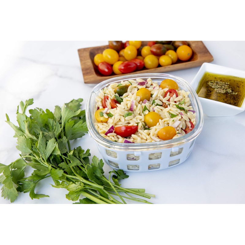 Ello Duraglass Meal Prep Container, 4 Cup- Glass Food Storage