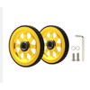 Large 82mm Wide Easy Wheels For BROMPTON in GOLD