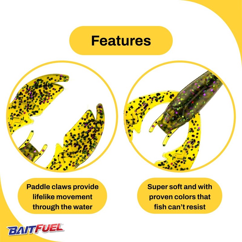 BAITFUEL PACA Chunk Creature Bait Infused with Supercharged X55 Formula