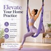 Aerial Yoga Stretch Strap for Home Fitness – Purple Nylon