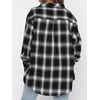 IYICLOTH Womens Button Down Flannel Shirts Long Sleeve Plaid Shackets
