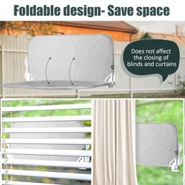 Large Cat Hammock Window, 52 x 30 cm, Cat Bed Window with Removable Plush Mat, Foldable Hammock Cat Window, Stable for Cats, Cats Hammock with 4 Strong Suction Cups, Holds 25 kg (Grey)