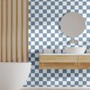 Drydiet Retro Checkerboard Peel and Stick Wallpaper 70s Checkered Wallpaper