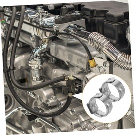 IWOWHERO 50pcs Crimp for Tubing Hose Clamps for Liquid Air Tight Connections Easy to Install Pinch Clamp Tool for Home Use