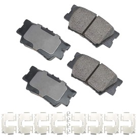 Akebono ACT1212A Pastillas Freno Disco Trasero Cerámica Ultra Premium Estándar Gris