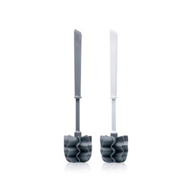 SAUBA LOOWY Single Classicline Toilet Brush without Bristles, White