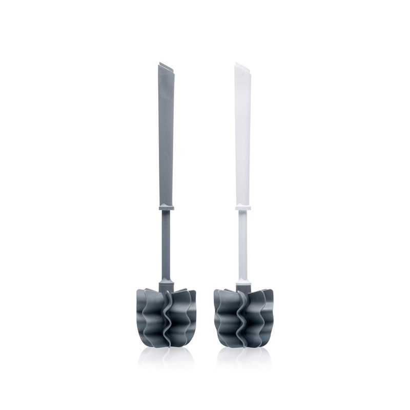 SAUBA LOOWY Single Classicline Toilet Brush without Bristles, White