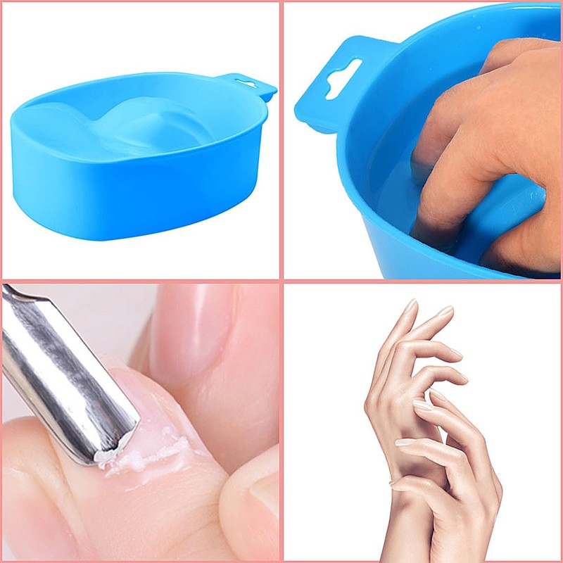 Healeved Nail Soak Bowl - Double-Layer Nail Bowl for Acrylic