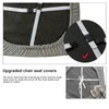 Genina Waterproof Seat Covers for Dining Room Chairs Covers Dining