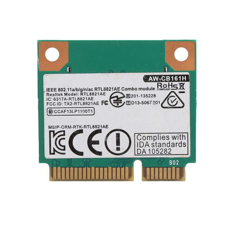 Wifi Module Mini PCIE 2.4/5.0GHz Bluetooth 4.0 AWCB161H 433Mbps 802.11a/B