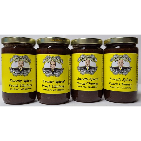 Todd Bosley's World Famous Sweetly Spiced Peach Chutney (4 Pack)