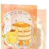 Sanrio 879266 Message Card, Transparent Card, Pom Pom Pudding, CL3-6