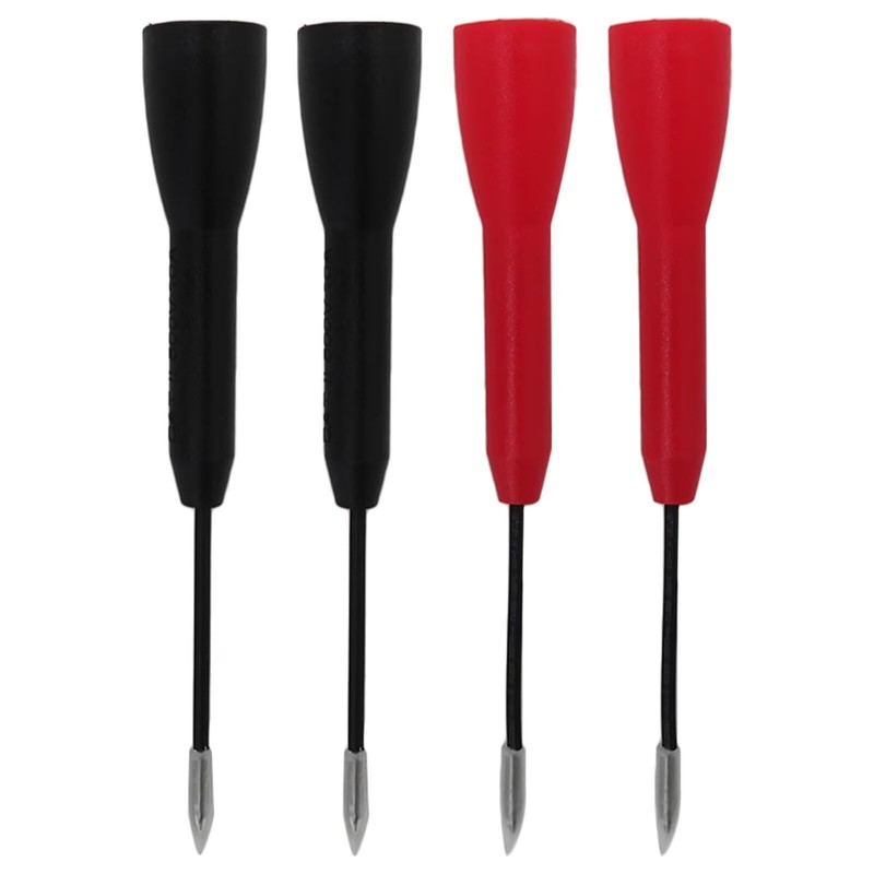 Xspeedonline 4-Pack 2mm Extended Needle Test Probes, 600V/10A Non-Destructive Multimeter