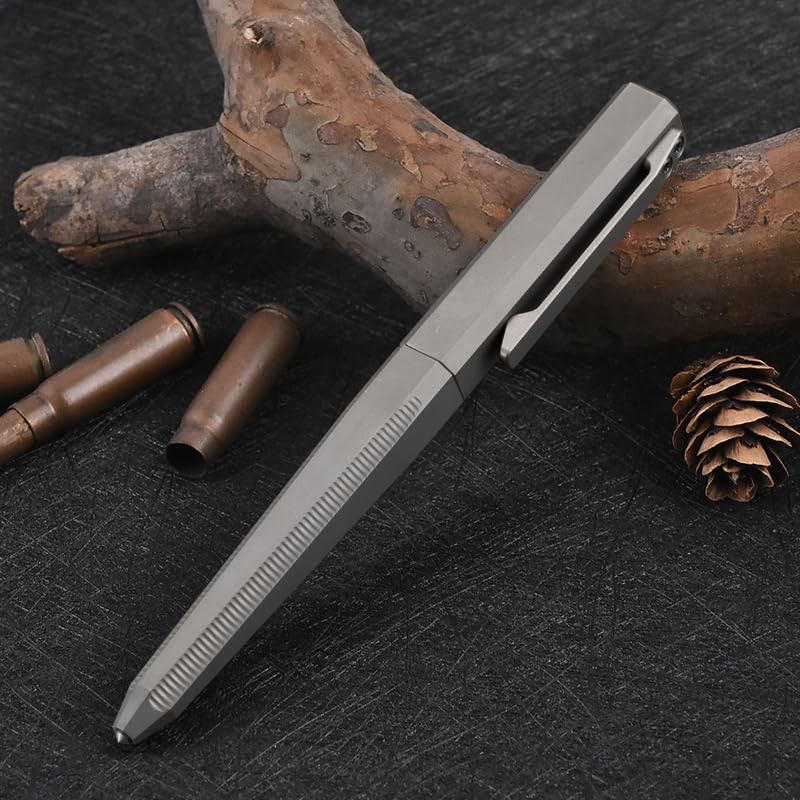 cool hand Gear Titanium Ballpoint Pen, 5.2'' Durable EDC Pen