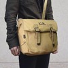 SMONT WW2 US M1936 Canvas Messenger Bag, 12" Vintage Tactical
