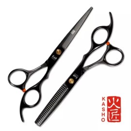 Kasho 카쇼 프리미엄 미용가위 헤어컷가위 틴닝가위 숱가위 [헤어컷가위] Kasho Premium Hair Cutting Scissors Thinning Shears [Hair Cutting Scissors]