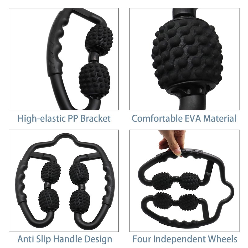 Muscle Roller ValueHall Trigger Point Roller Dual Angle Foam Roller