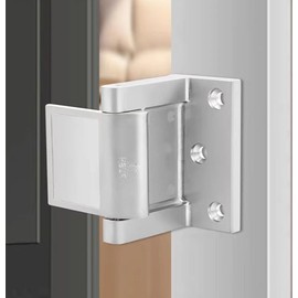 Szliyands Door Lock Reinforcer Privacy Door Latch for，Hotel Security Door Lock ，Privacy Door Latch for in-Swinging Doors Extra High Home Door Security Lock (2 Pack)