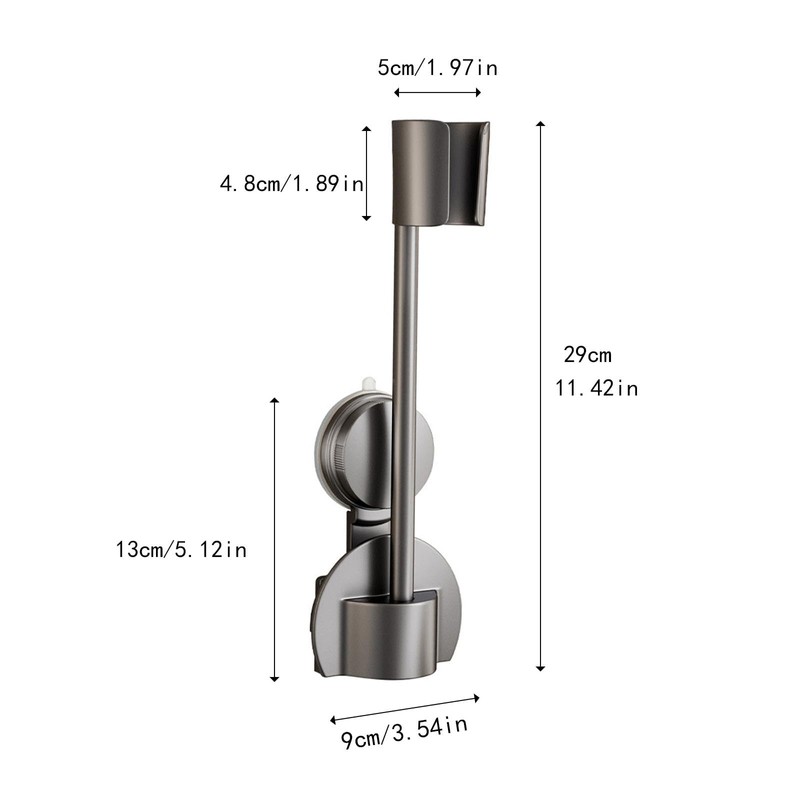 TENOL Hands Free Hairdryer Stand Wall Mounted Blower Stand Holder