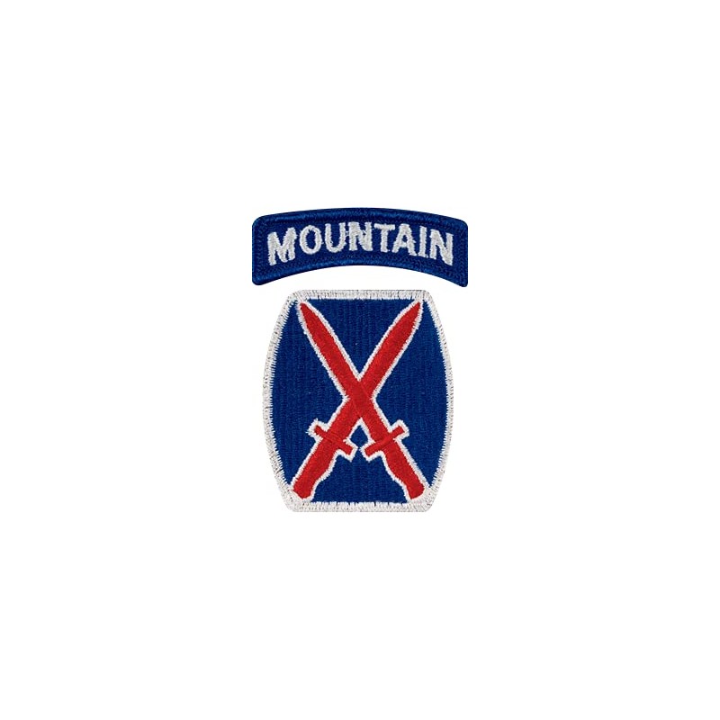 10th Mountain Division Patch Color AGSU