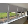 FURNISHED Grey Blackout Roller Blinds 100% Black Out Thermal Window