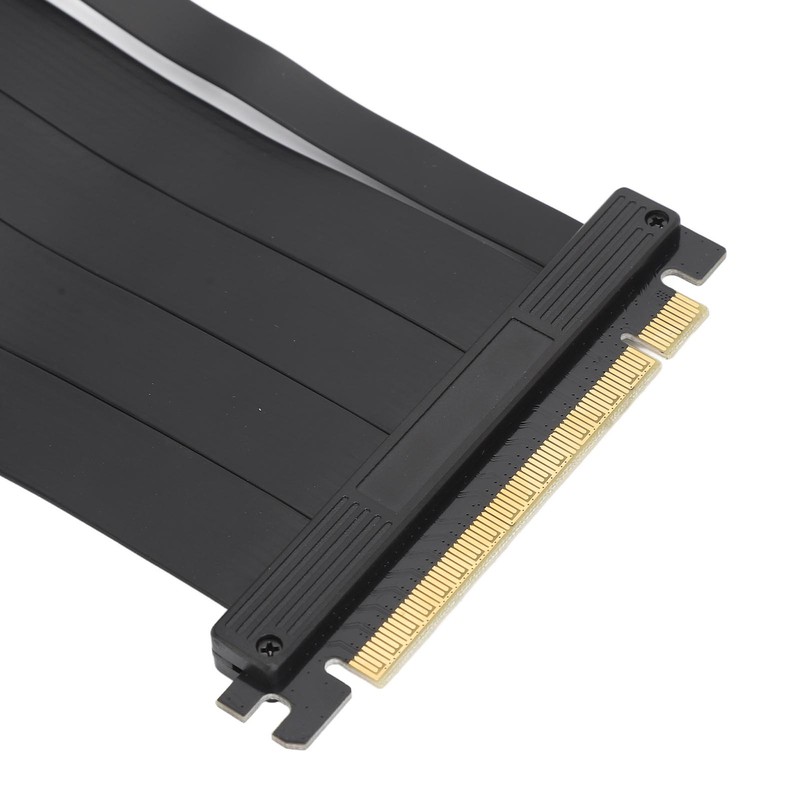 PCIE4.0 X16 Riser Cable 9.8in Length Right Angle High Speed