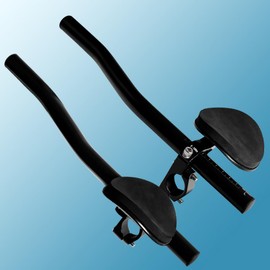 Holy Feather Ergonomic Adjustable Aluminum Alloy Bicycle Handlebars - Aero Bars for Road Bike, Aero Bar, Bike Handlebars, Mountain Bike Handlebars, Bike Rest Handle Clip for Long-Distance Cycling