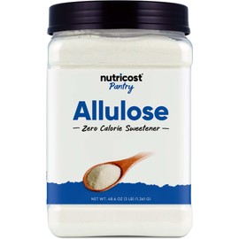 Nutricost Allulose Sweetener (3 LB) - 0 Calorie, Low Carb, KETO, Natural Sugar Alternative, Crystalline Powder