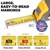 MulWark 26ft Measuring Tape Measure by Imperial Inch Metric Scale