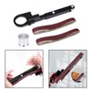 Fenteer Belt Sander Adapter for Angle Grinder Pipe Tube Sanding