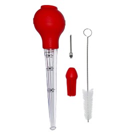 BergHOFF 5pc Turkey Baster Set 18/10 Stainless Steel, Heat-resistant Silicone Easy Inject or Clean-up