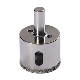 1 1/2 Inch Diamond Drill Bit Tile Hole Saw Ceramic Porcelain Quartz Granite Countertop Glass Bottle Single Pack Tile Drill Bit 1-1/2 inch