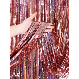 KH Cortina Feliz Cumpleaños Fiesta Metálica Adorno Decorac 12pz