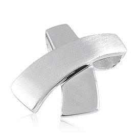 Vinani ACF-EZ Cross Pendant Matt Shiny 925 Sterling Silver, Sterling Silver, plain