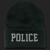 RD POLICE EMBROIDERED BLACK BEANIE WATCH HAT CAP