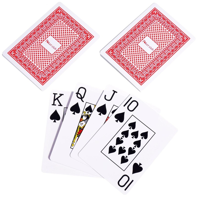 54 Plastic Playing Cards Waterproof Stylish Simple Card Games Party