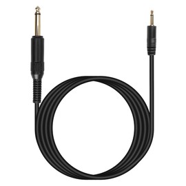 PNGKNYOCN 1/8 to 1/4 Mono Cable, 3.5 mm 1/8 Inch TS Mono Male to 6.35 mm 1/4 Inch Mono Male Audio Cable for Amplifier, Laptop, Guitar (3 m / 9.8 ft)