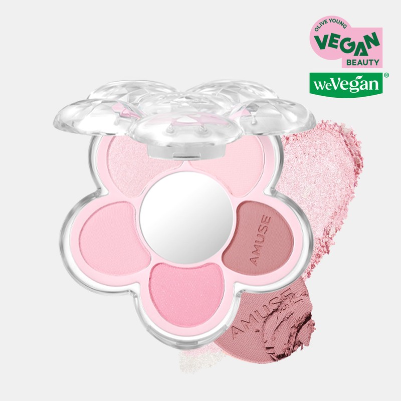 AMUSE Flora Eye Palette - 01 Flora Peach