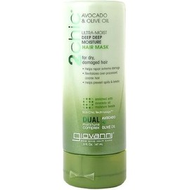 Giovanni 2chic Ultra-Moist Deep Deep Moisture Hair Mask Avocado & Olive Oil 5 fl oz (147 ml) by AB