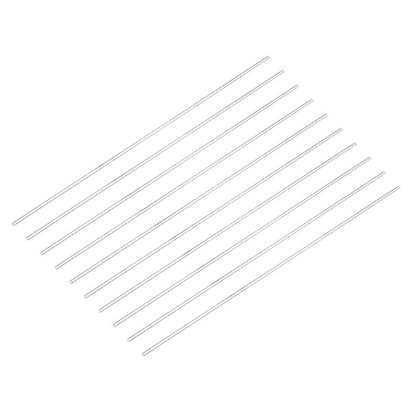 MECCANIXITY Acrylic Round Rod,3mm Diameter 12-inch Length,Clear,Solid Plastic PMMA Bar