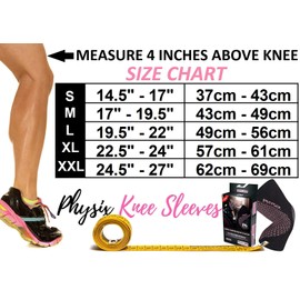 Physix Gear Knee Support Brace - Premium Recovery & Compression Sleeve For Meniscus Tear, ACL, MCL Running - Best Stabilizer Wrap for Squats & Workouts (Single Pink M)