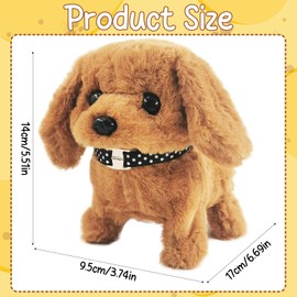 Electronic Dog Toy, My Realistic Robot Puppy, Children's Dog, My Realistic Robot Puppy, Like a Real Puppy, Toy Dogs That Walk and Bark, Realistic Robot Puppy, for Children's Gift